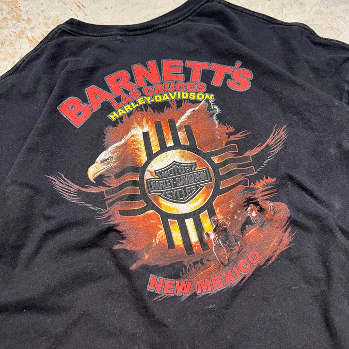 빈티지 할리 데이비슨 / 할리 데이비슨 / 뉴 멕시코 / 버넷 rus 크루즈 / 인쇄 티셔츠 / 크기 5xl
