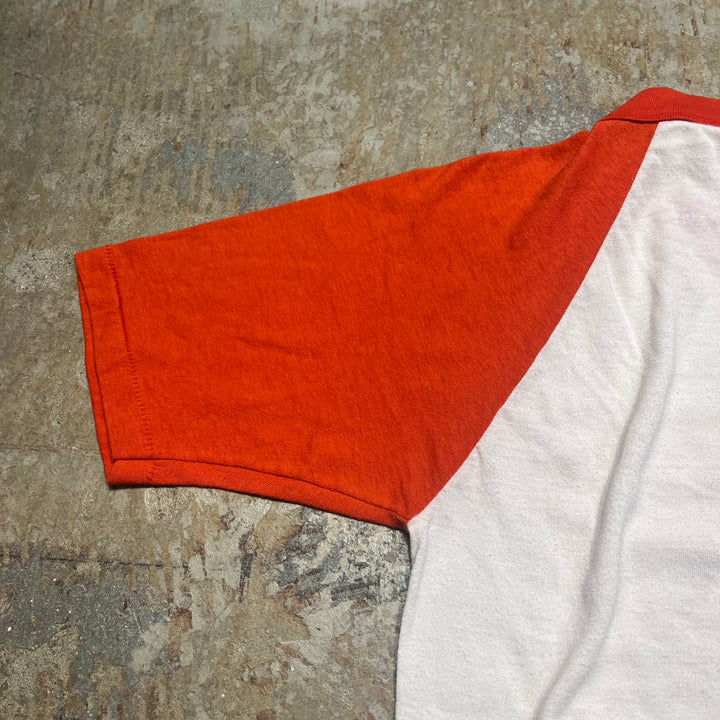 #4800 古着 ディズニー•ワールドリゾート•エプコット/ヴィンテージ シングルステッチ•ラグラン半袖Tシャツ/サイズM相当