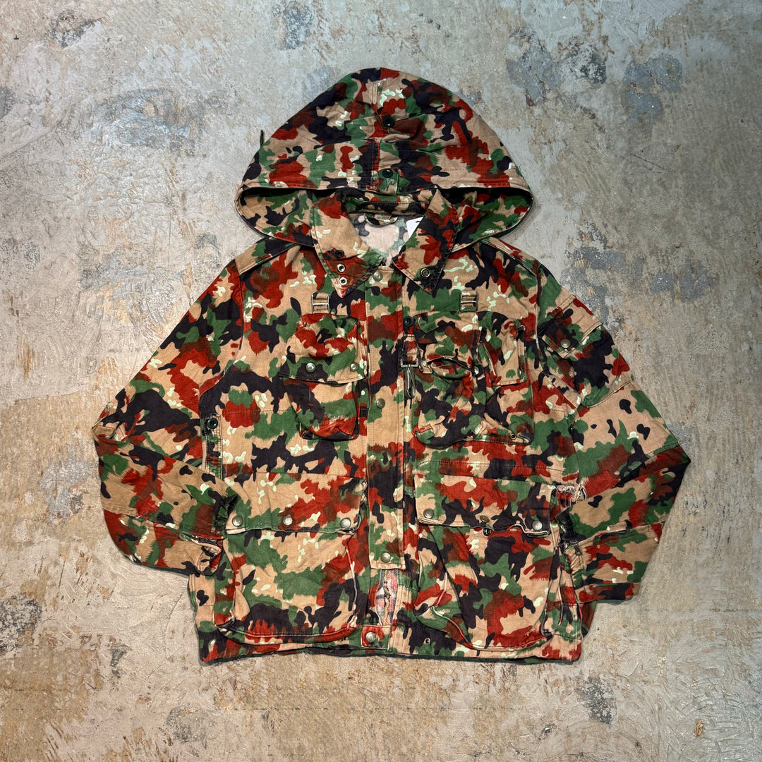 Used clothing SWISS ARMY/ Swiss Army/ M-60/ Alpen Camo/ Military Jacket/ Size L
