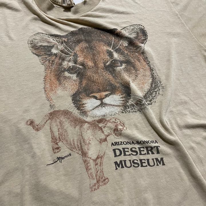 古着 USAVINTAGE アリゾナ・ソノラ 砂漠博物館 シングルステッチ Tシャツ サイズL