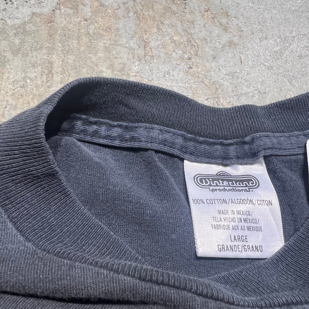 Used clothing 90s Haynes REO SPEEDWAGON/20th anniversary/printed T-shirt/size L