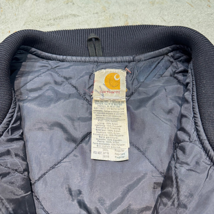 古着 Carhartt/ カーハート/ サンドストーンベスト/ ダック地/ 裏地キルティング/ サイズ2XL