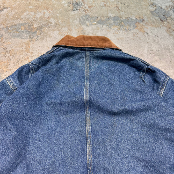 旧衣服timberland/汀布莱克/牛仔夹克/牛仔服/尺码XL