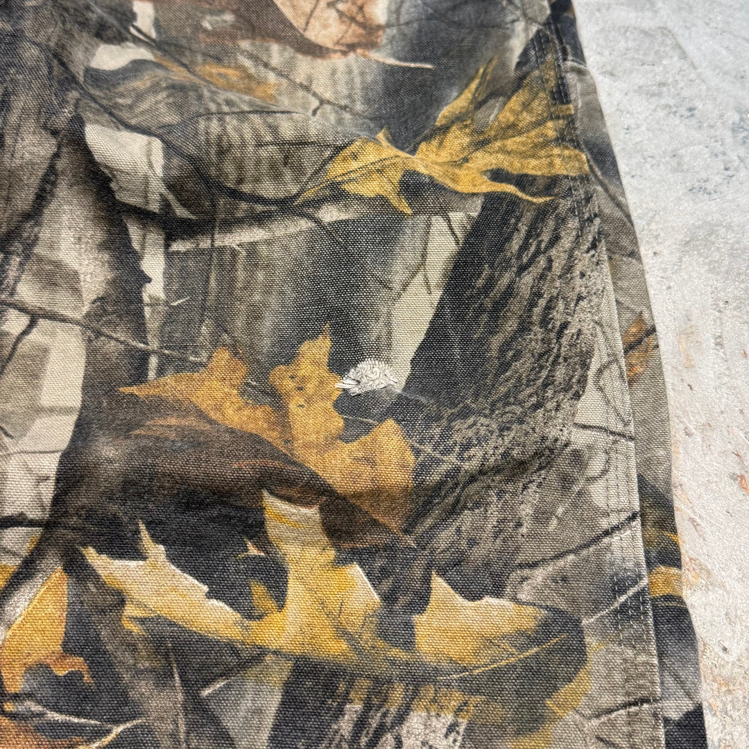 Used clothing CARHARTT/ Carhartt/ Real Tree Camo/ Dungary Fit Pants/ Actual size W32 x L31