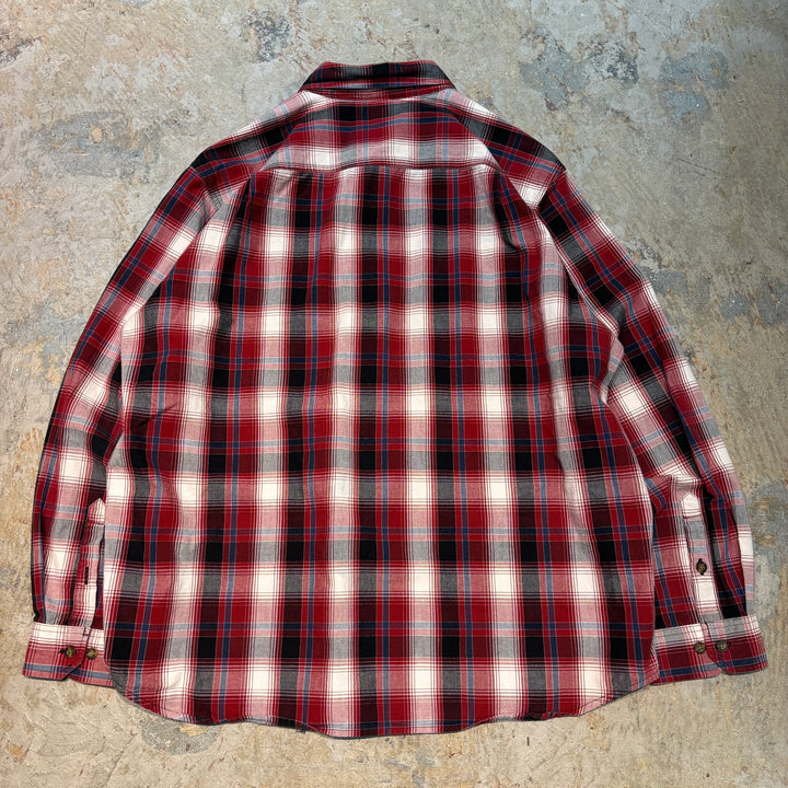 중고 의류 Carhartt/Carhartt/Button-Down Long Sleeve Shirt/Checked Pattern/Size XL