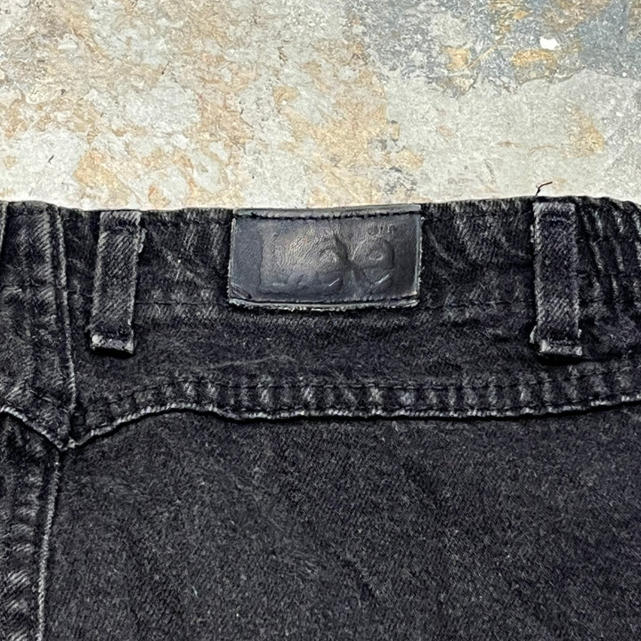 #4183 古着 Lee/リー/Black Denim Pants/ブラックデニムパンツ/サイズ14 MED