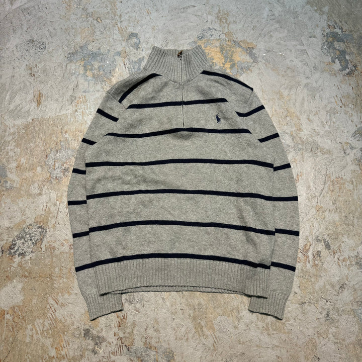 Ralph Lauren/ Polo Ralph Lauren/ Half Zip 니트 스웨터/ 사이즈 S의 사용 의류 폴로
