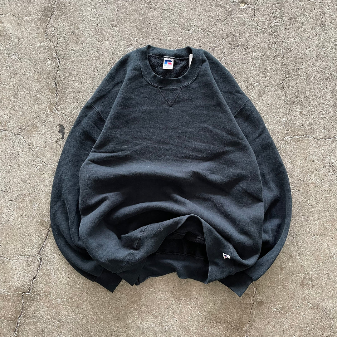 旧衣服美国制造80's~90's RUSSELL ATHLETIC/ RUSSELL ATHLETIC/空白克罗内克斯湿/纯色/尺寸LT