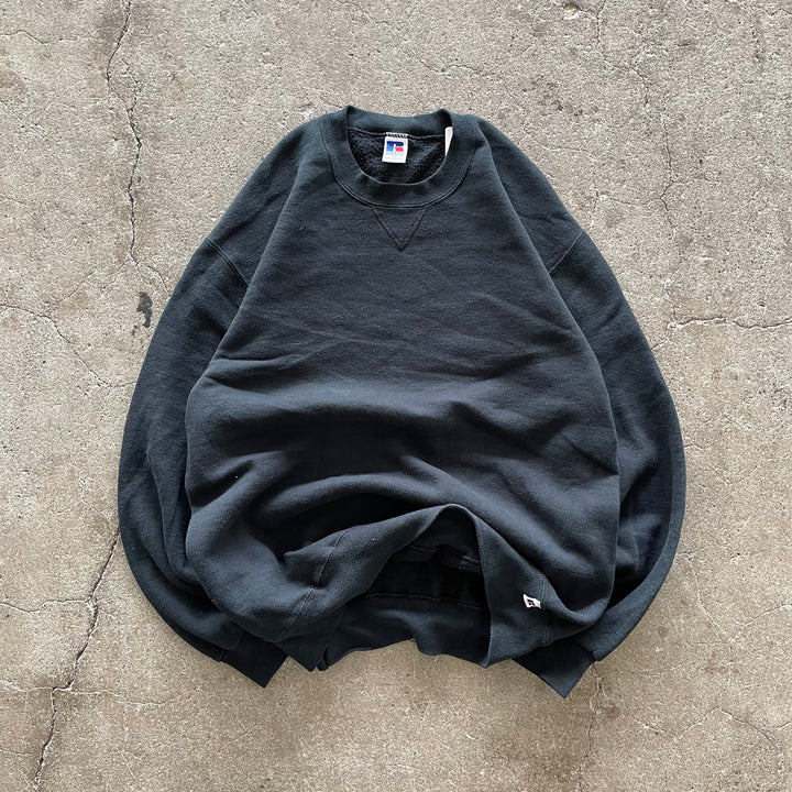 旧衣服美国制造80's~90's RUSSELL ATHLETIC/ RUSSELL ATHLETIC/空白克罗内克斯湿/纯色/尺寸LT
