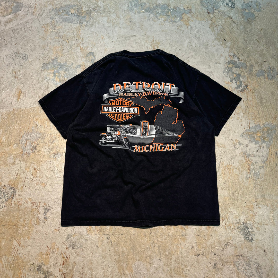 Used clothing Made in USA Harley-Davidson/Harley-Davidson/Printed T-shirt/Size XL