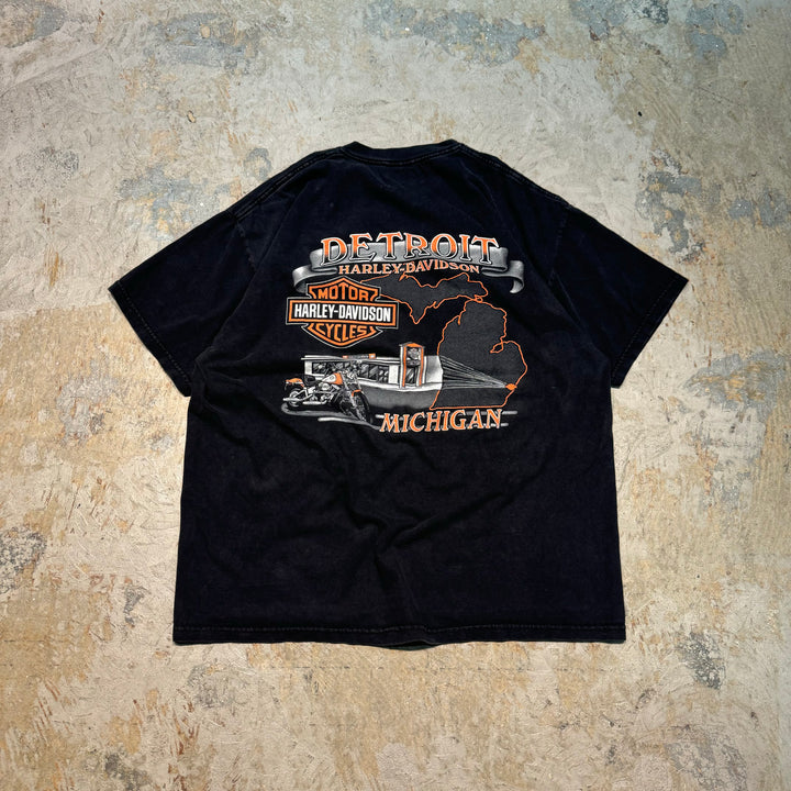 古着 USA製 Harley-Davidson/ハーレーダビッドソン/ プリントTシャツ/ サイズXL