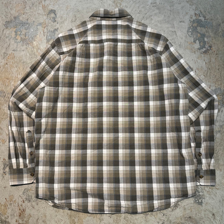 Used clothing carhartt/Carhartt/Button-down long sleeve shirt/Check/Size L