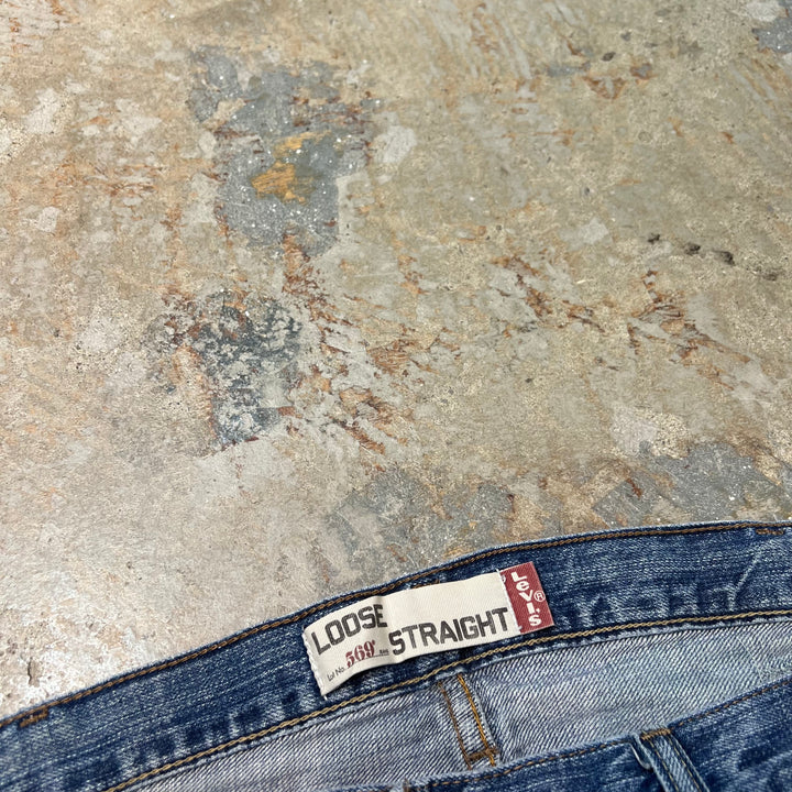 旧衣Levi's/李维斯/Denim Pants/牛仔短裤/569/实际尺寸37×30