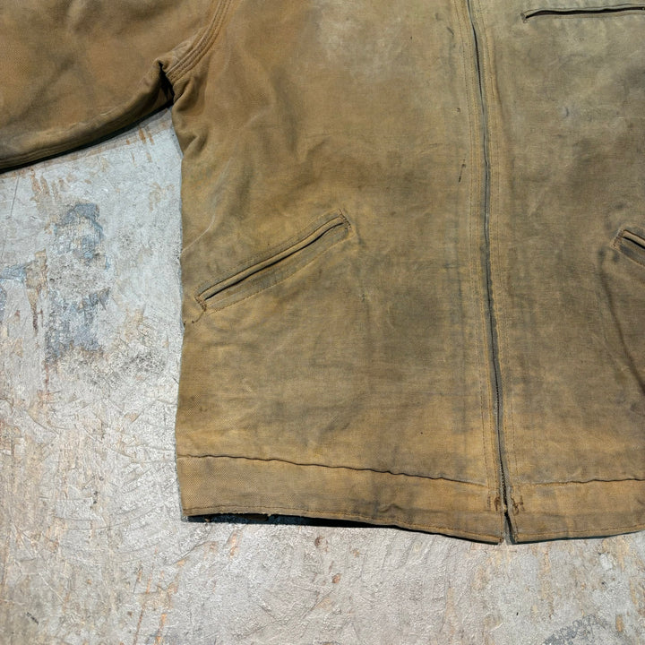 Used clothing 80's to 90's carhartt/ Carhartt/ Detroit jacket/ Duck fabric/ Lining blanket/ Check/ Equivalent to size M~L
