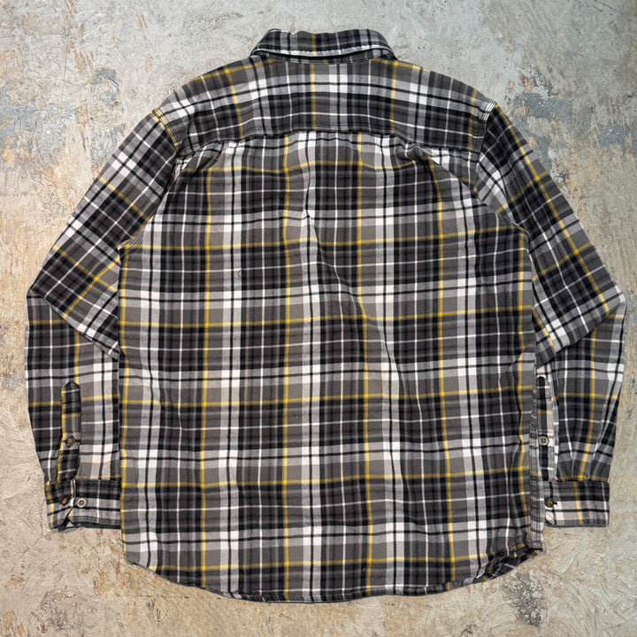 Used clothing carhartt/Carhartt/Button-down long sleeve shirt/Checked pattern/Size L
