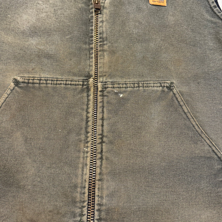 古着 Carhartt/ カーハート/ ダックベスト/ ダック地/ 裏地キルティング/ サイズXL