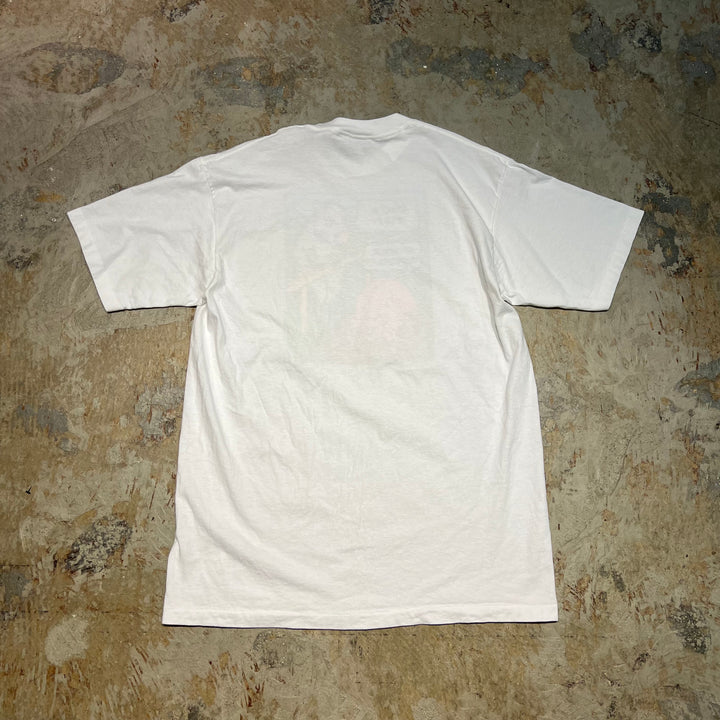 古着 USA製 なんで豚なんだ! 自分で搾乳しに行きましょう!/ヴィンテージ シングルステッチ プリントTシャツ/サイズXL