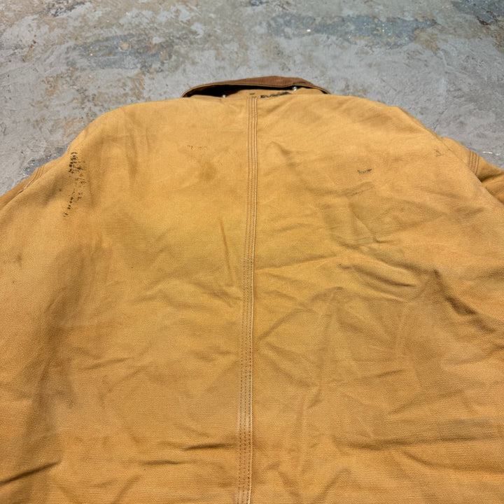 Used clothing carhartt/ Carhartt/ Traditional jacket/ Duck fabric/ Quilted lining/ Size L