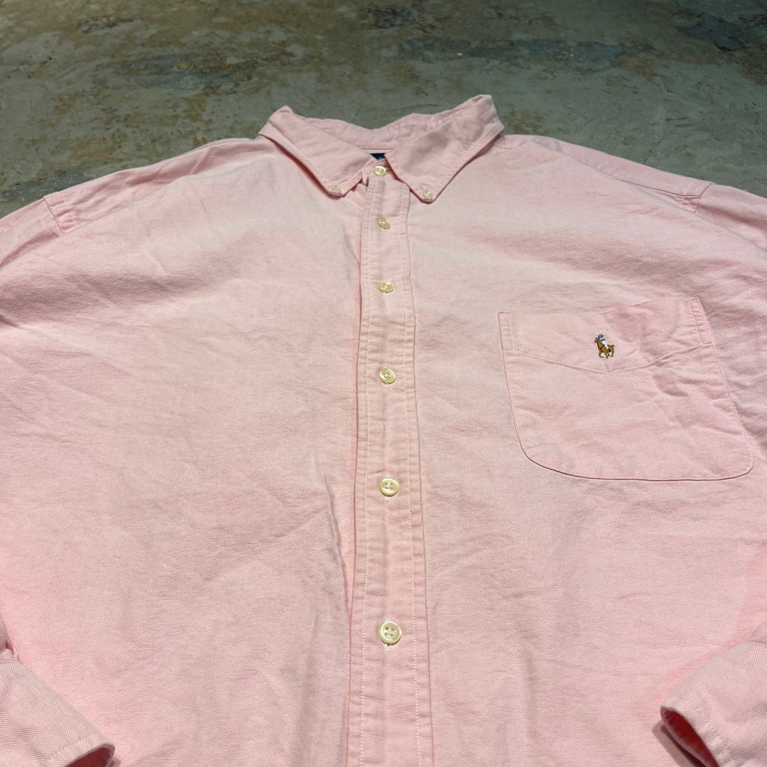 #4387 Used clothing Ralph Lauren/Long Sleeve Button Down Shirt/BLAKE/Blake/Size 3X