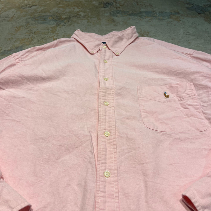 #4387 Used clothing Ralph Lauren/Long Sleeve Button Down Shirt/BLAKE/Blake/Size 3X