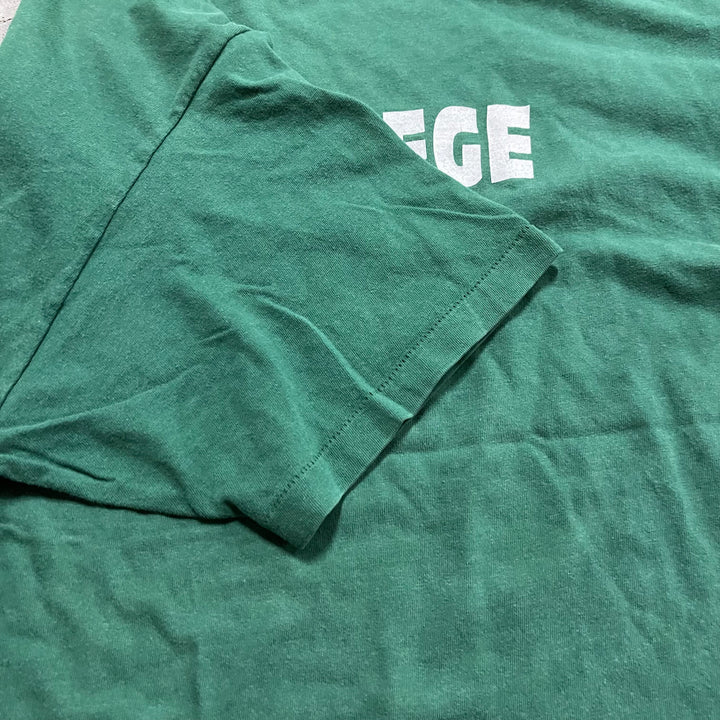 古着 USA 90's~ ヘインズ/ロッキー・マウンテン・カレッジ/カレッジロゴ/ヴィンテージ シングルステッチ プリントTシャツ/サイズXL