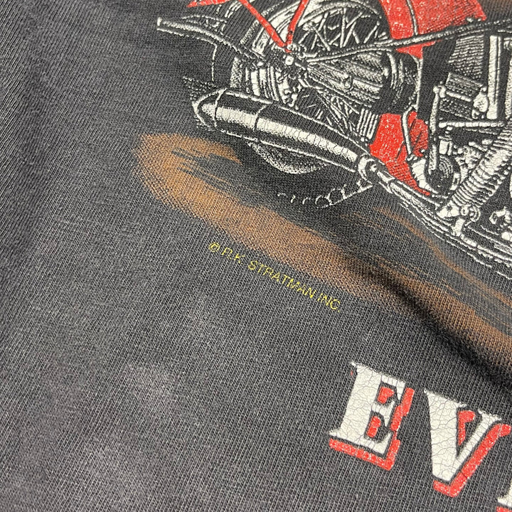 Used clothing Made in USA Harley-Davidson/Harley Davidson/Single Stitch T-shirt/Size L