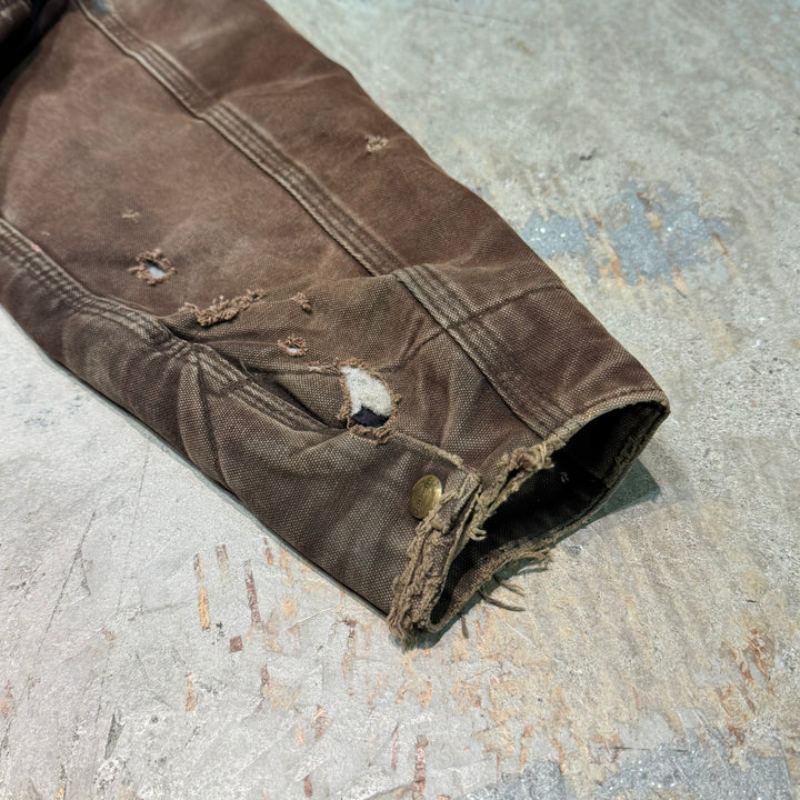 Used clothing 90's carhartt/ Carhartt/ Detroit jacket/ Duck fabric/ Blanket lining/ Checkered pattern/ Size M