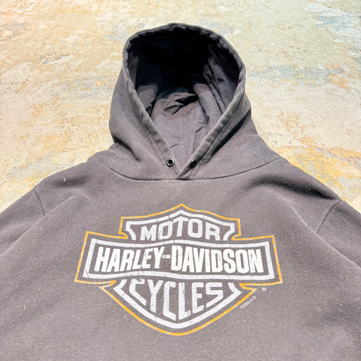 중고 의류 Harley-Davidson/Harley Davidson/Sweat Pullover Hoodie/Errington, Connecticut/Size L