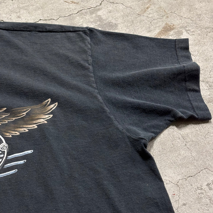 古着 USA製 90's Harley-Davidson/ハーレーダビッドソン/ プリントTシャツ/ サイズXL相当