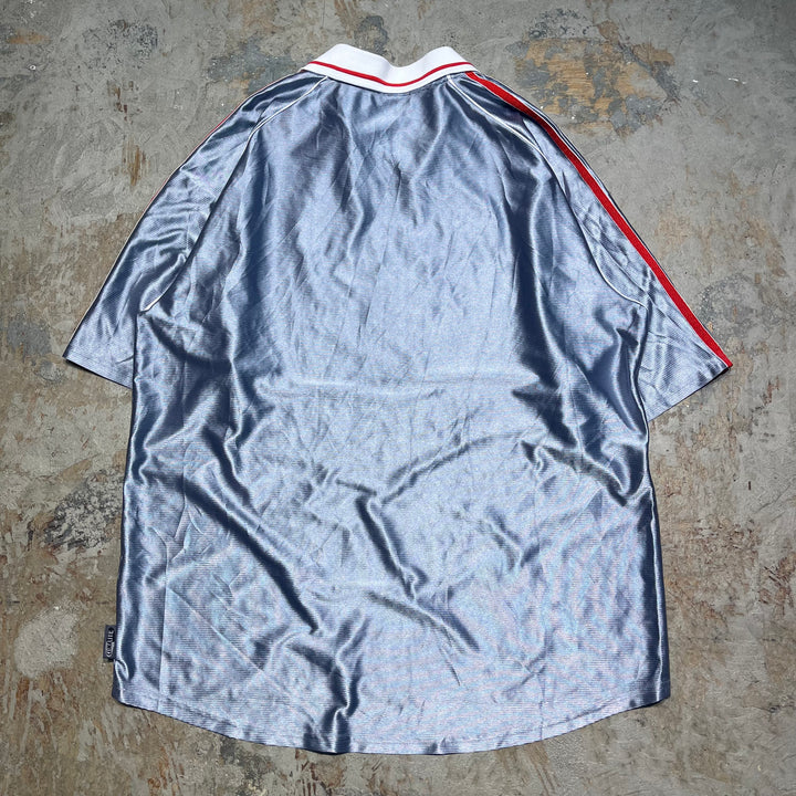 #4478 古着 Adidas/アディダス/Sport Lisboa e Benfica/SLベンフィカ/Football/フットボール Tee/サイズL
