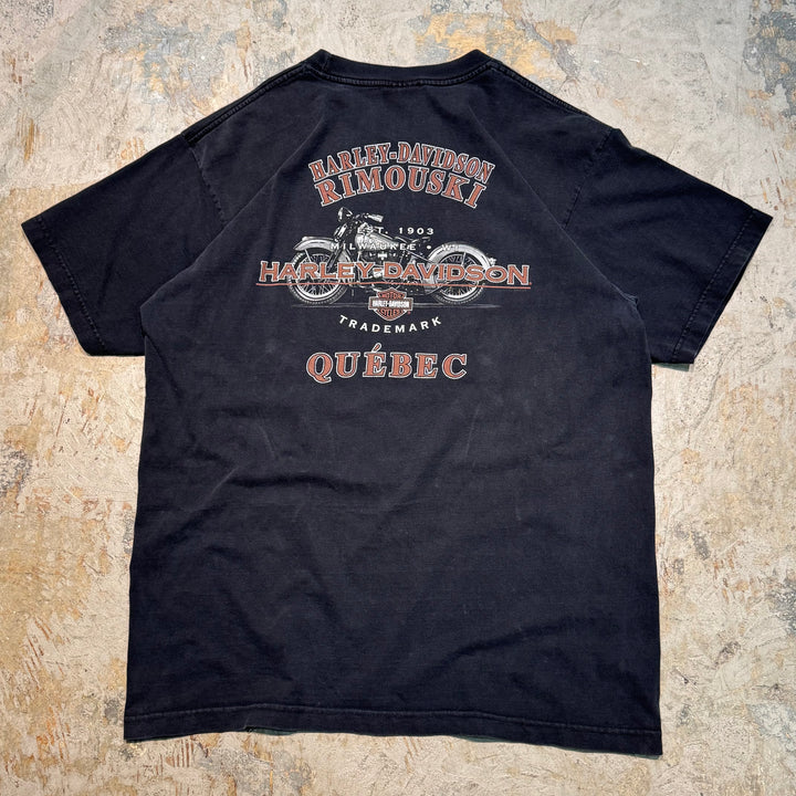 古着 USA製 Harley-Davidson/ハーレーダビッドソン/ プリントTシャツ/ サイズXL