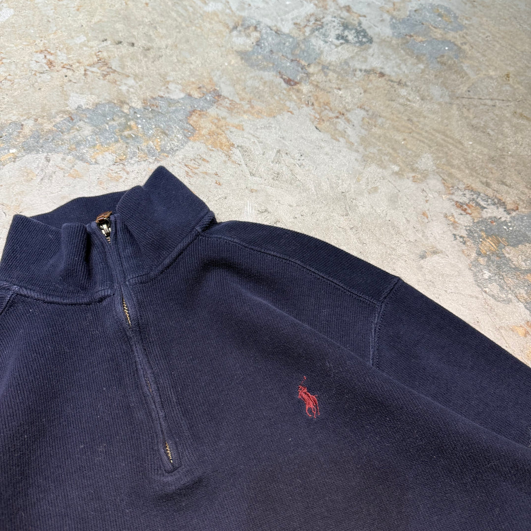 Ralph Lauren/ Polo Ralph Lauren/ Half Zip 니트 스웨터/ 사이즈 M의 사용 의류 폴로