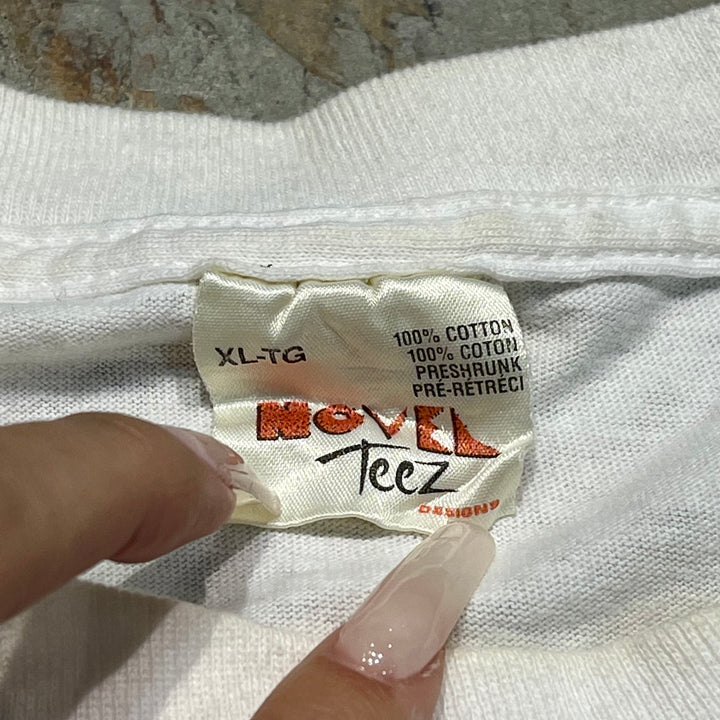 빈티지 80 년대/ji 벤턴 "Mr. Dad"/빈티지 싱글 스티치 인쇄 티셔츠/크기 XL