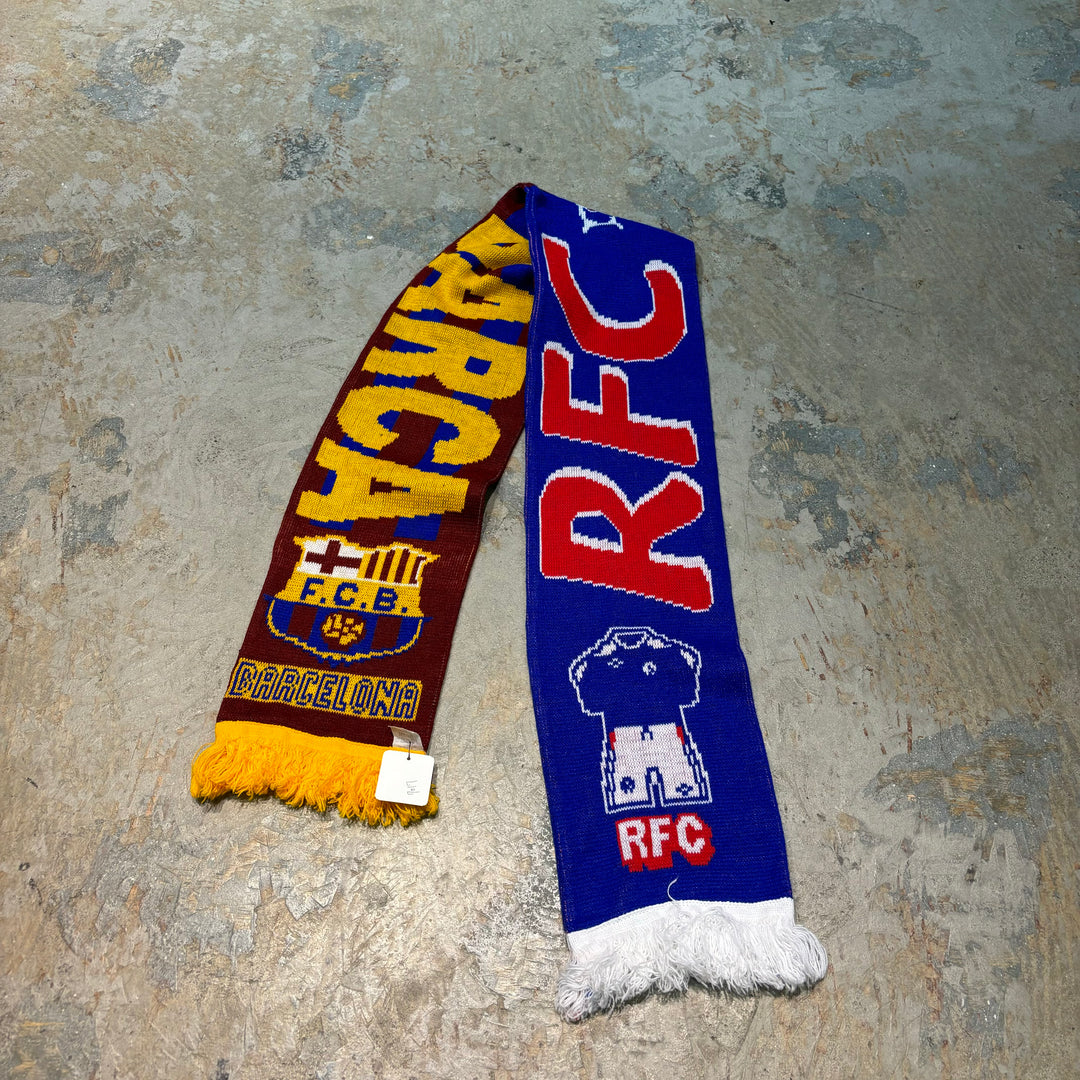 Used clothing soccer scarf /FC BARCELONA / Barcelona / REC / Premier League