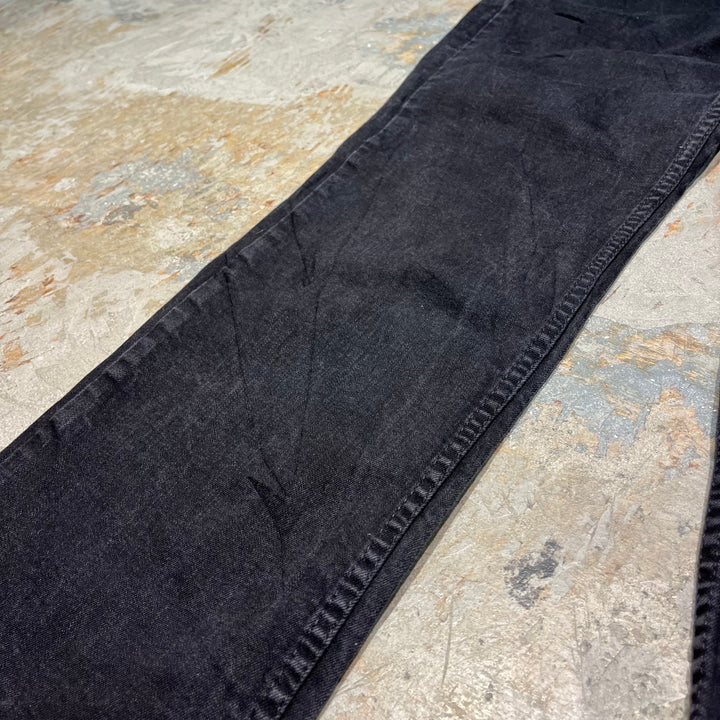 #4181 古着 Levi's/リーバイス/Black Denim Pants/ブラックデニムパンツ/ストレート/514/サイズ33×30