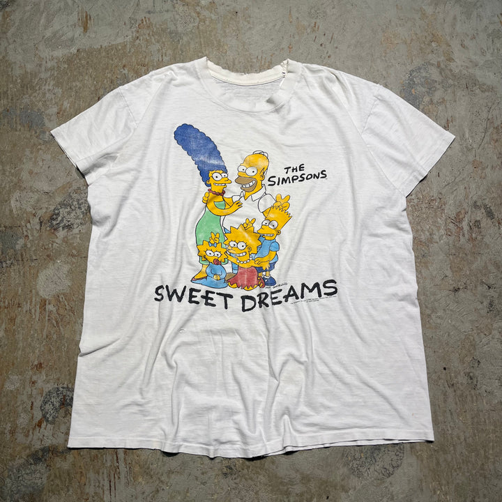 古着 90's ザ・シンプソンズ/SWEET DREAMS/ヴィンテージ シングルステッチ Tシャツ/サイズL-XL相当