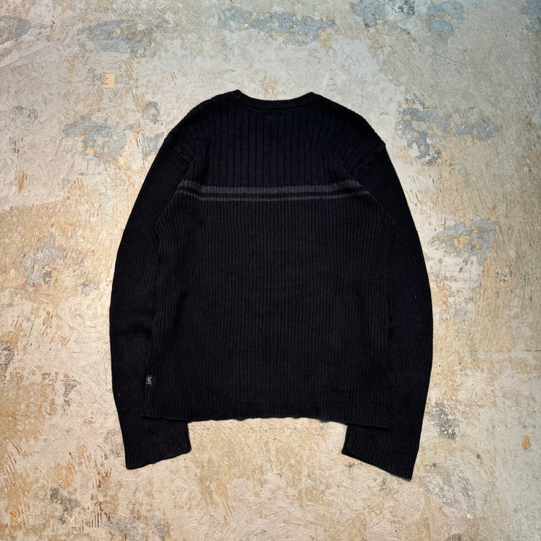 Calvin Klein Jeans/ Calvin Klein Jeans/ Crew neck cotton knit sweater/ Size L