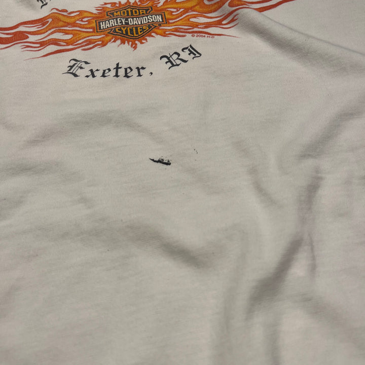 古着 Harley-Davidson/ハーレーダビッドソン/ロード・アイランド州/エクセター/プリントTシャツ/サイズXL相当