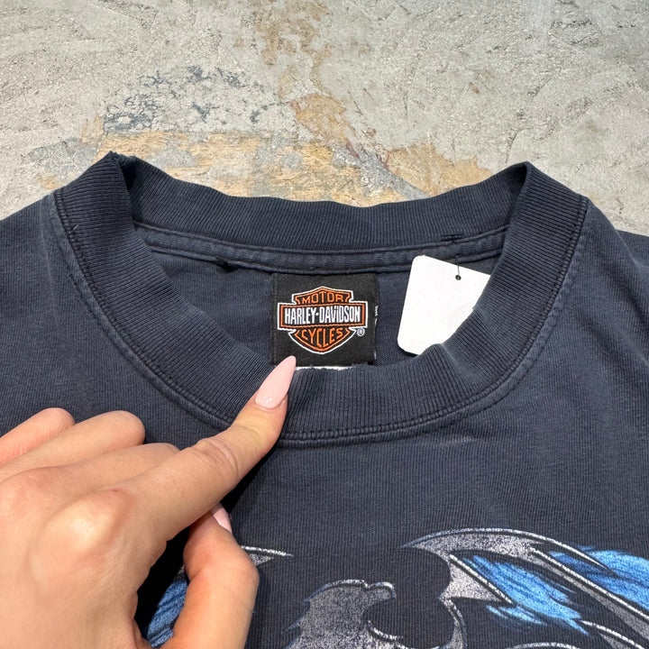 古着 USA製 Harley-Davidson/ハーレーダビッドソン/ プリントTシャツ/ サイズM