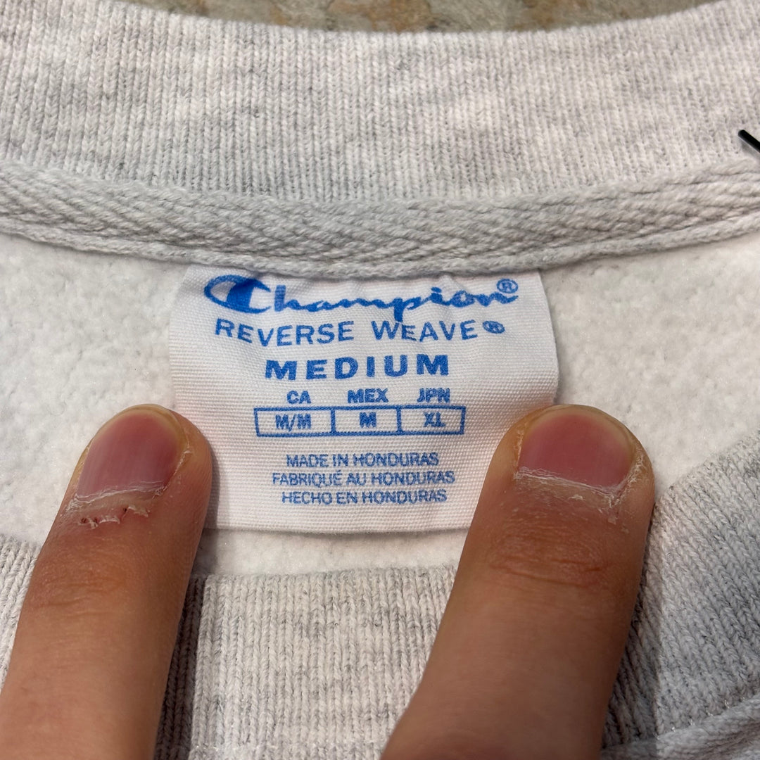 빈티지 00의 챔피언/챔피언/챔피언/리버스 직조/승무원 넥 스웨트 셔츠/듀린 대학/단일 컬러 태그/크기 m