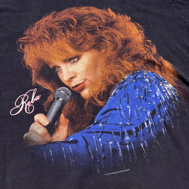 古着 USA製 98's リーバ・マッキンタイア / 20周年記念 / ヴィンテージ シングルステッチ プリントTシャツ/サイズL