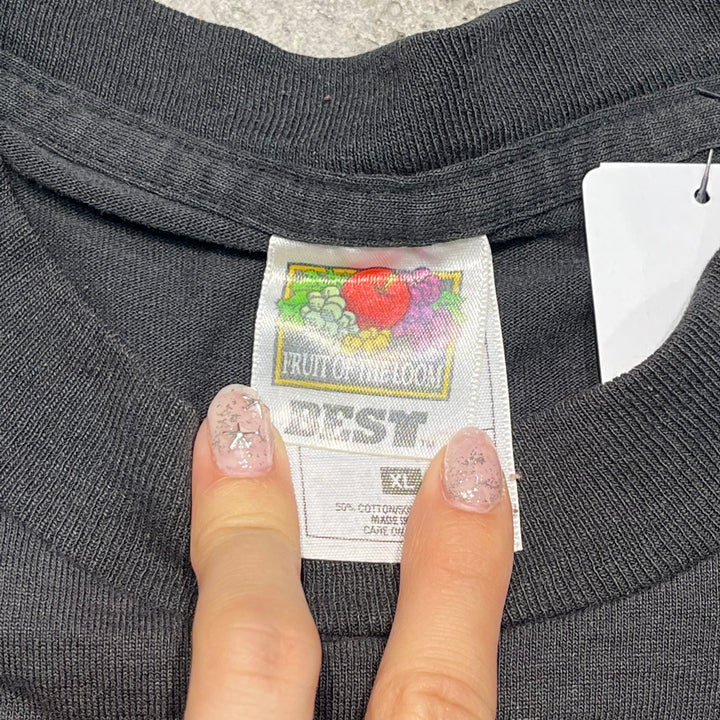 古着 90's~ フルーツオブザルーム/13 PAST MIDNIGHT/ビリー・スト・ジョン/小説/ヴィンテージ シングルステッチ ロングTシャツ/サイズXL相当