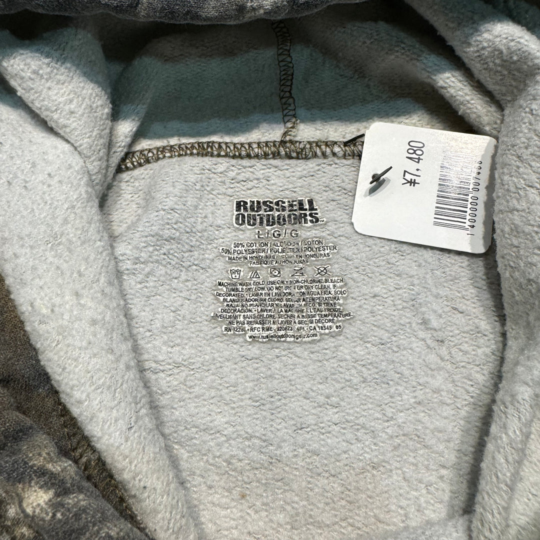Used clothing RUSSELL OUTDOORS/Russell/Real Tree Pattern/Pullover Hoodie/Size L