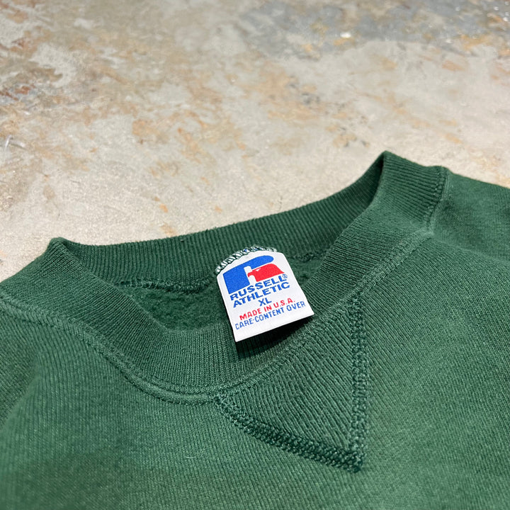 #3642 古着 Russell/ラッセル/Crew Neck Sweat Shirts/クルーネックスウェット/MADE IN USA/カレッジロゴ/TBE/サイズXL