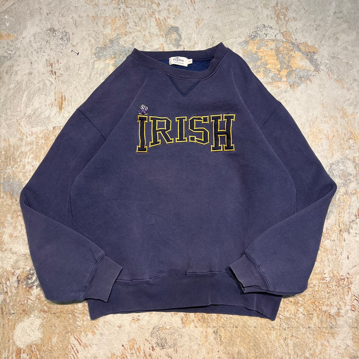 #3988 古着 Unknow/Crew neck sweat/クルーネックスウェット/IRISH/サイズM