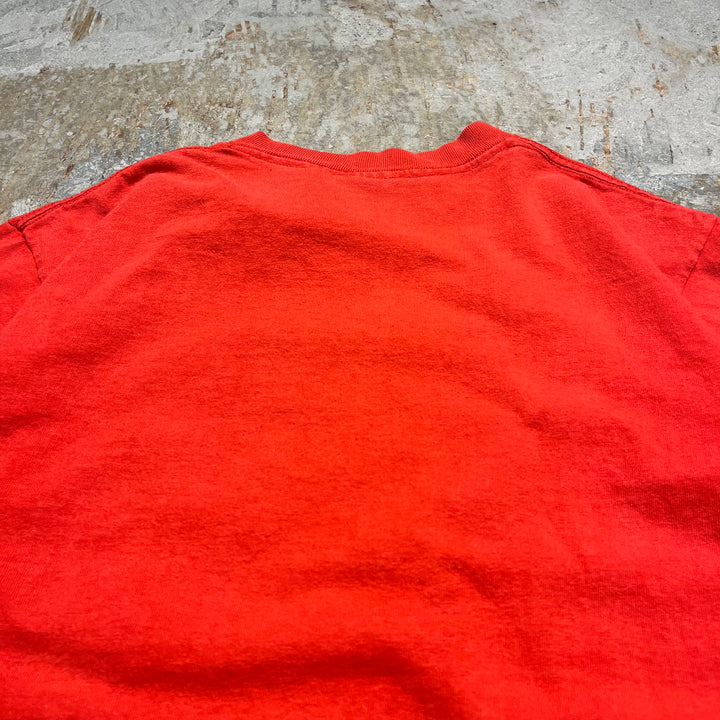 미국에서 제작 한 빈티지 의류 Majestic/San Francisco 49ers/Football Team/NFL/빈티지 싱글 스티치 프린트 티셔츠/크기 M