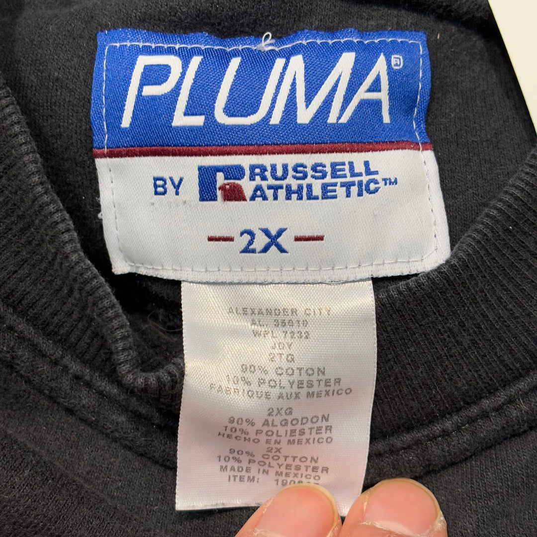 Used clothing PLUMA BY RUSSELL ATHLETIC/Russell Athletic/Blank Crew Neck Sweatshirt/Plain/Size 2XL