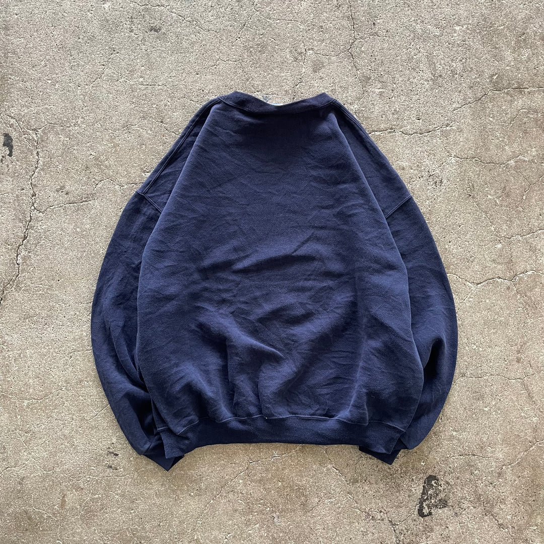 旧衣服RUSSELL ATHLETIC/ RUSSELL运动/空白克鲁兹运动衫/素色/尺码XL