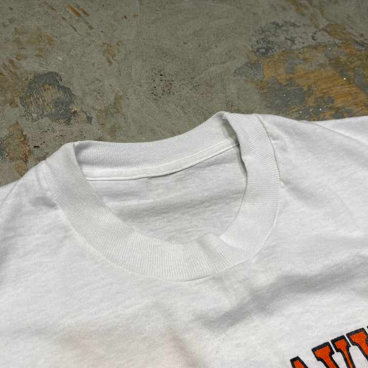 古着 ノース・デイビス/クーガー/靴/ヴィンテージ シングルステッチ プリントTシャツ/サイズL相当