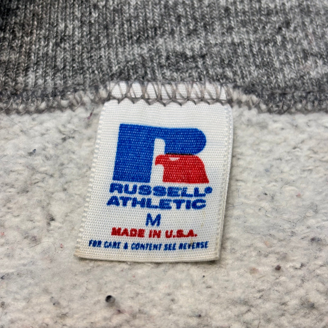 미국 80 년대에서 만든 중고 의류 ~ Russellathletic/ Russell Athletic/ Blank Crew Neck Wekeshirt/ Plain/ Size M